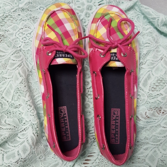 Women's Sperry Top-sider pastel light shoes size 5 - Picture 6 of 10